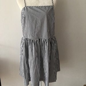 French Connection pinstripe tank dress